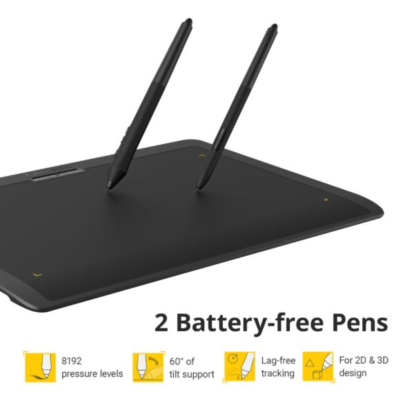 Xencelabs Pen Tablet Medium Bundle with Quick Keys - Image 4